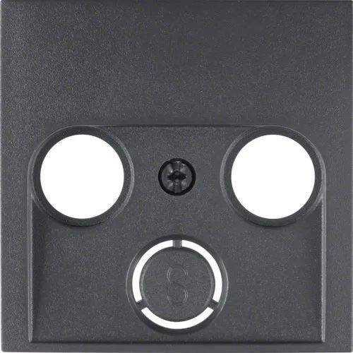 Berker 12031606 Zentralstück für Antennen-Steckdose 2- und 3Loch S.1/B.3/B.7 anthrazit, matt Mesch Shop Berker 12031606 Zentralstück für Antennen-Steckdose 2- und 3Loch S.1/B.3/B.7 anthrazit, matt Mesch Shop